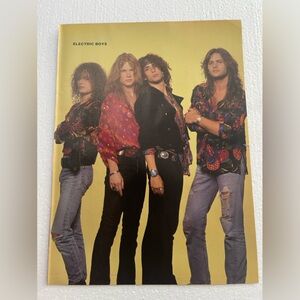 Electric Boys Band Pinup